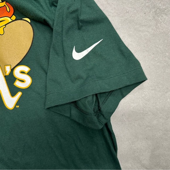 Nike Swoosh Oakland Athletics A's hotdog t-shirt - Picture 4 of 5